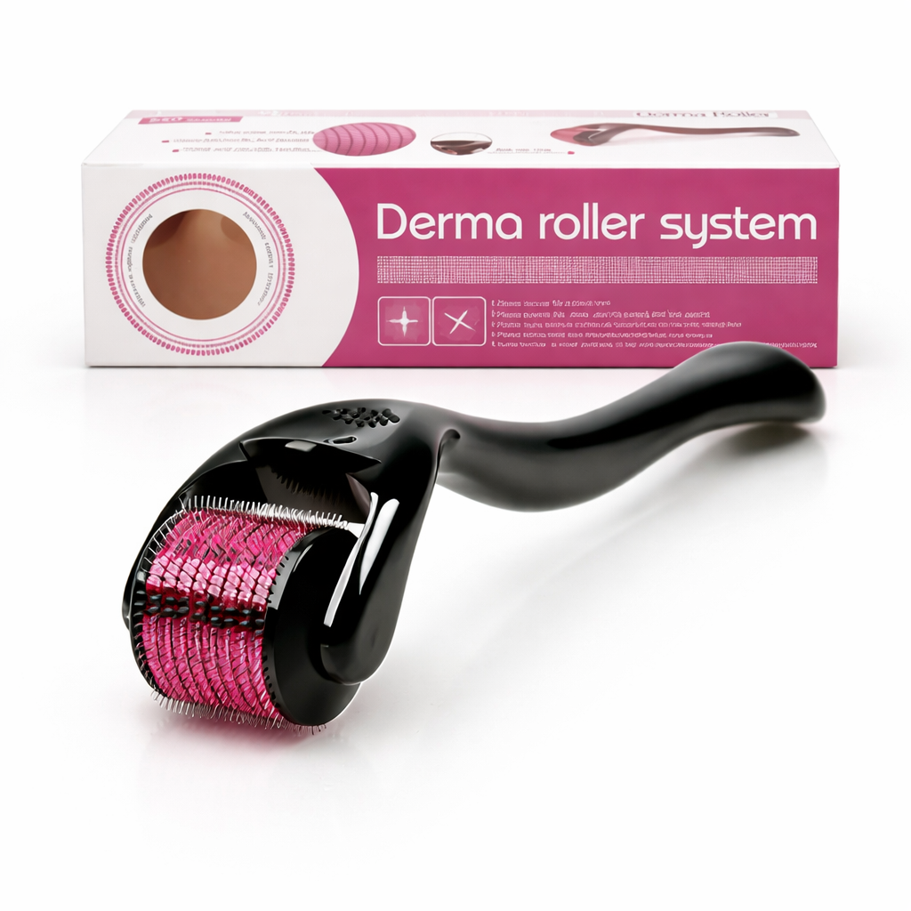 Derma Roller System – Professional Microneedling Tool for Skin Repair, Acne Scars & Hair Growth