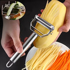 Stainless Steel Vegetable Peeler & Julienne Slicer | Multi-Function Fruit & Potato Shredder