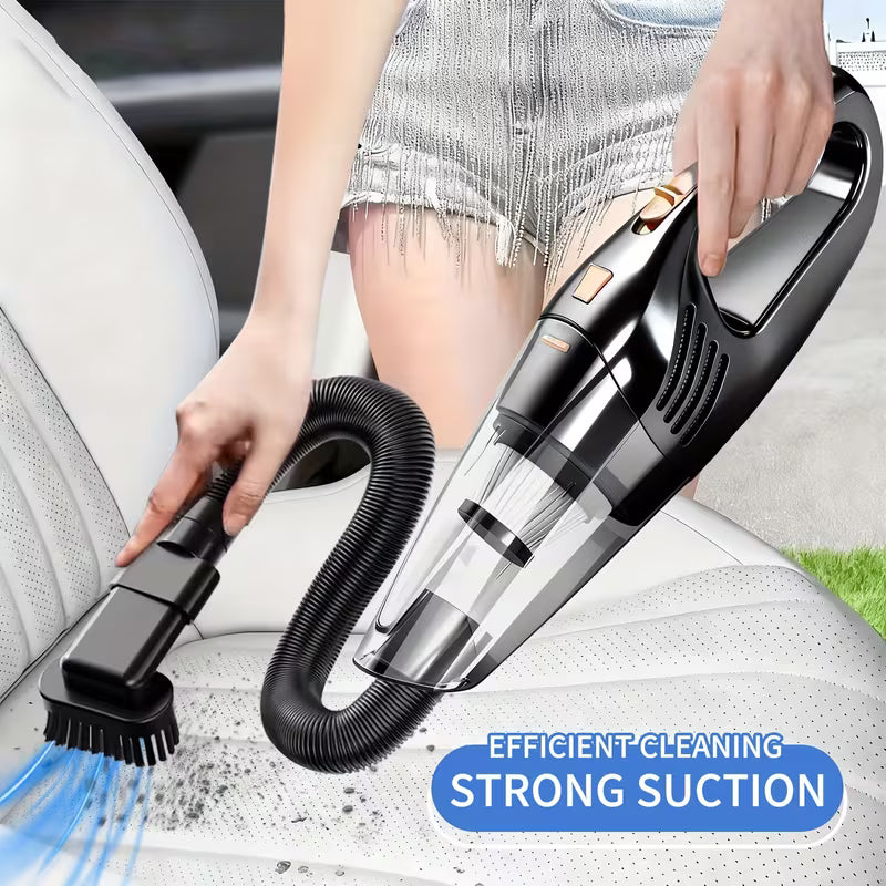 Wireless Handheld Vacuum Cleaner | Super Strong Suction | USB Charging | Home, Car & Office Use