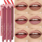 6-Color Waterproof Lip Liner Set – Long Lasting